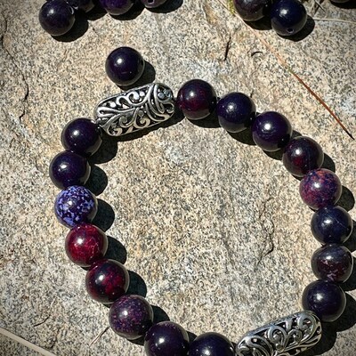 6/8/10/12MM PURPLE AFRICA SUGILITE GEMSTONE ROUND LOOSE BEADS 15 - Foto 11