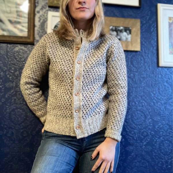 shawl collar sweater vest