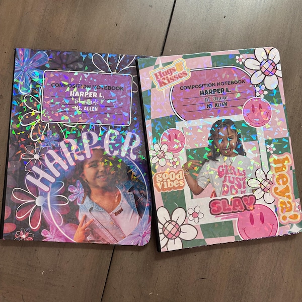 Editable Back 2 School Composition Notebook Template, Back to School ...