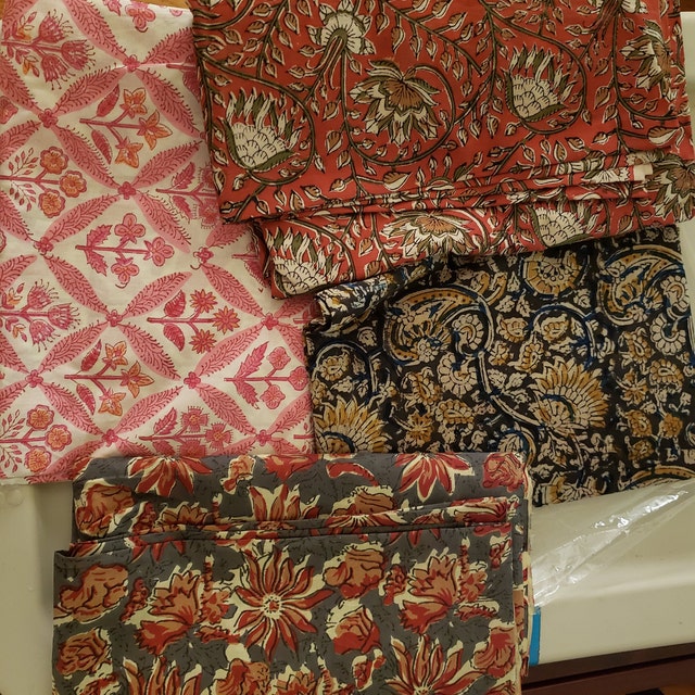 Indian Fabrics for quilting sewing and crafting by ChezviesFabrics