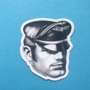 Tom of Finland Biker Head Sticker - Etsy