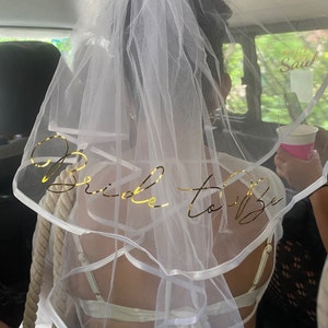 Bridal / Bachelorette Party Veil – AshleighDesignCo