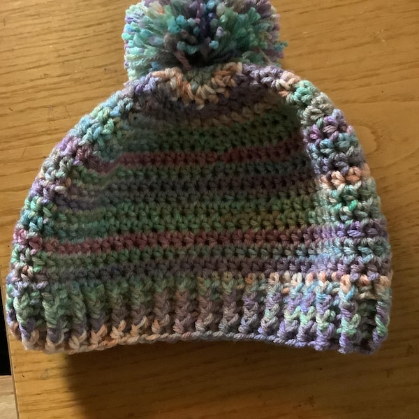 Basic Crochet Beanie Pattern | Instant Download PDF | Easy Beginner Hat ...