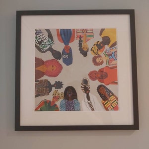 Black Girl Magic Celebration African Fashion Art Print Wall Art - Etsy