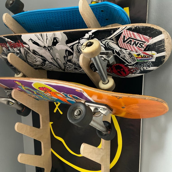 Rado Magazine Rack Rado Racks Skateboard Longboard Wall Rack - Etsy