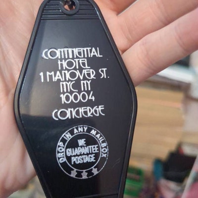 Continental Hotel Key Fobs - Etsy