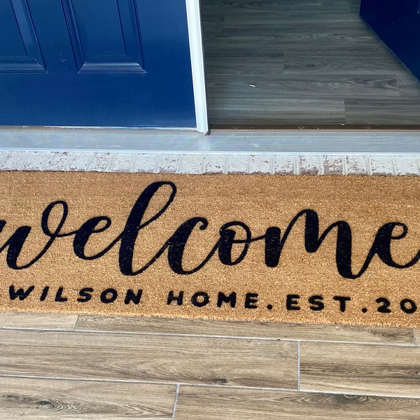 Custom 24 X 72 Inch Doormat, Extra Large Doormat,x-large Doormat,double ...
