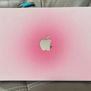 Blush Hot Pink Gradient MacBook Case for 2025 M4 Air 15/13 Inch