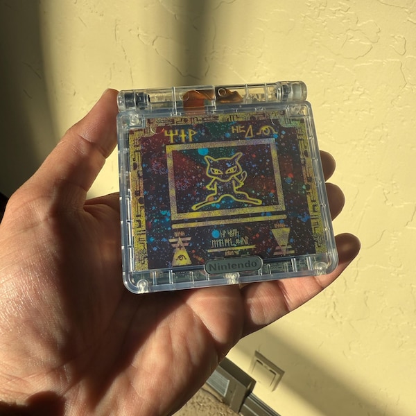 Ancient Mew Edition | Gameboy Advance SP IPS V5 | Modded Gba SP Console ...