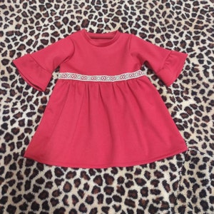 Baby Dress Sewing Pattern PDF, Frill Sleeves Dress Sewing Patterns ...