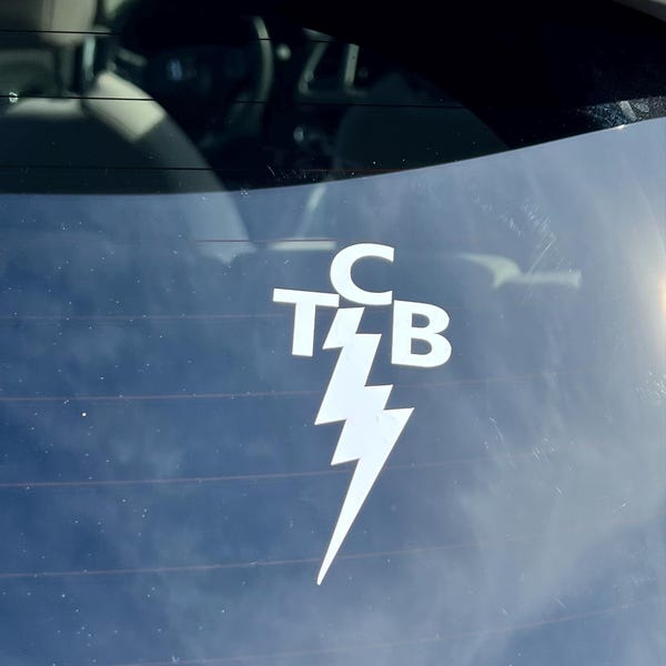 Tcb Flash Sticker Elvis TCB Decal,taking Care of Business Decal,tcb Decal,elvis Presley ...