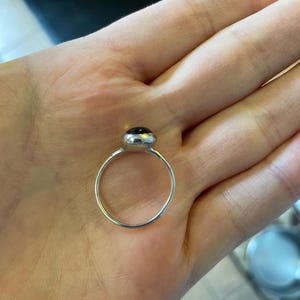 Dainty Color Changing Mood Ring: Gold Filled, Witchy Jewelry