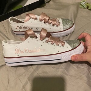 personalised wedding pumps