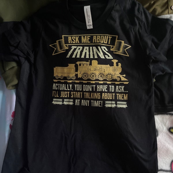 Train T-shirt, Train T Shirts, Railroad Shirt, Train Tshirt, Train ...