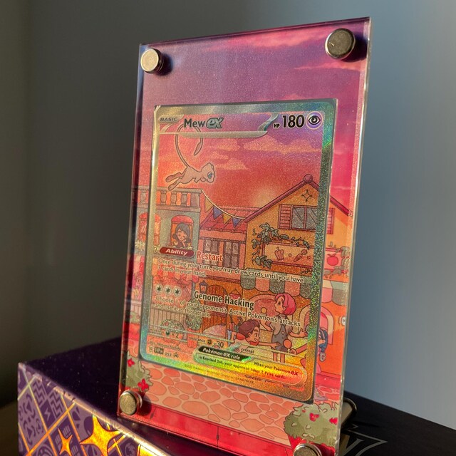 ミュウ EX SAR 151 カスタムポケモンカードディスプレイケース - Etsy 日本