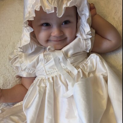Buy Adorable 2 Pcs Baby Boy Baptism Satin Suit