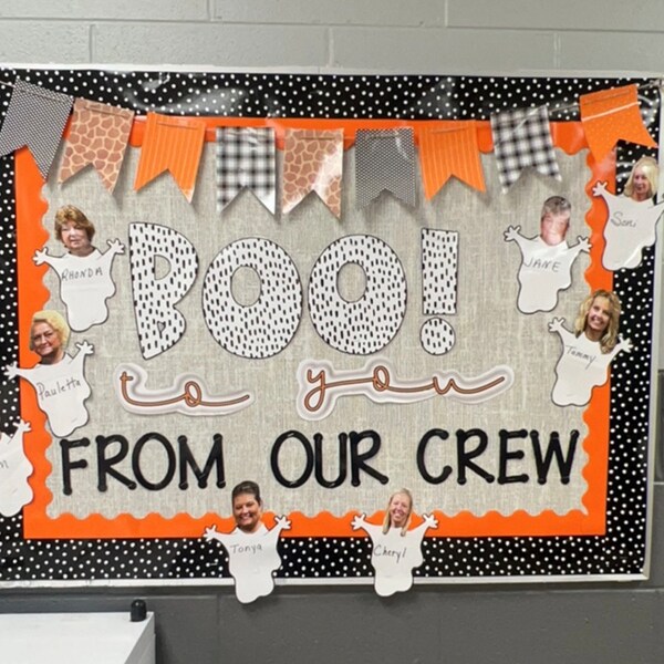 Halloween Bulletin Board Kit & Ghost Student Activity | Includes ...
