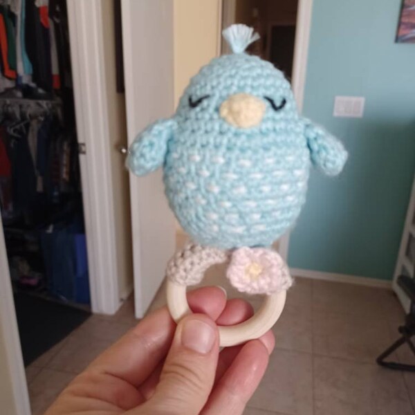 Amigurumi Bird Baby Rattle Crochet Pattern – 5 Languages (PDF Pattern ...