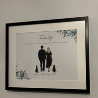 Family Hand Print A4 A3 Mother Father Baby New - Etsy UK