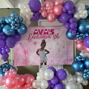 BUNDLE Floor Decal & Backdrop, Custom Bossy Baby Birthday Floor Decal, Custom Banner, Step and Repeat Backdrop, Picture Photo Backdrop