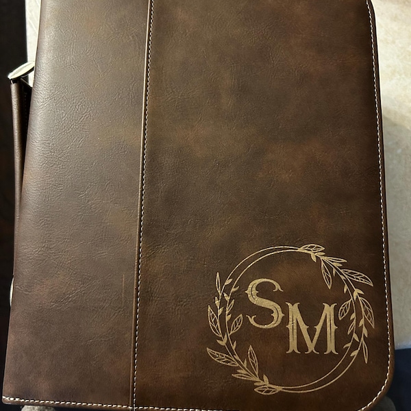 Custom Hardback Book Personalized Black Leather Hardback Book Cover, Extra Large 8 3/4 X 11 ...