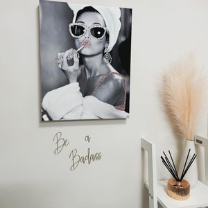 Louis Vuitton Art print “Glam Spa Star” Audrey Hepburn 16x24 Framed Oliver  Gal