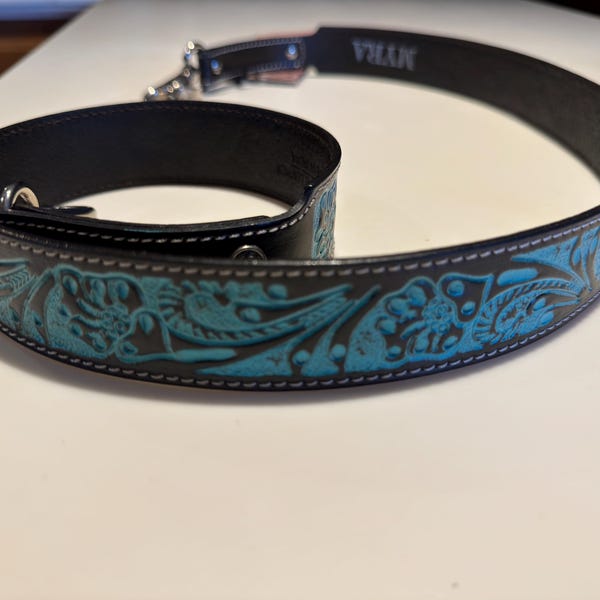 Myra Yellowstone Wind River Handtooled Bag in Midnight Sable