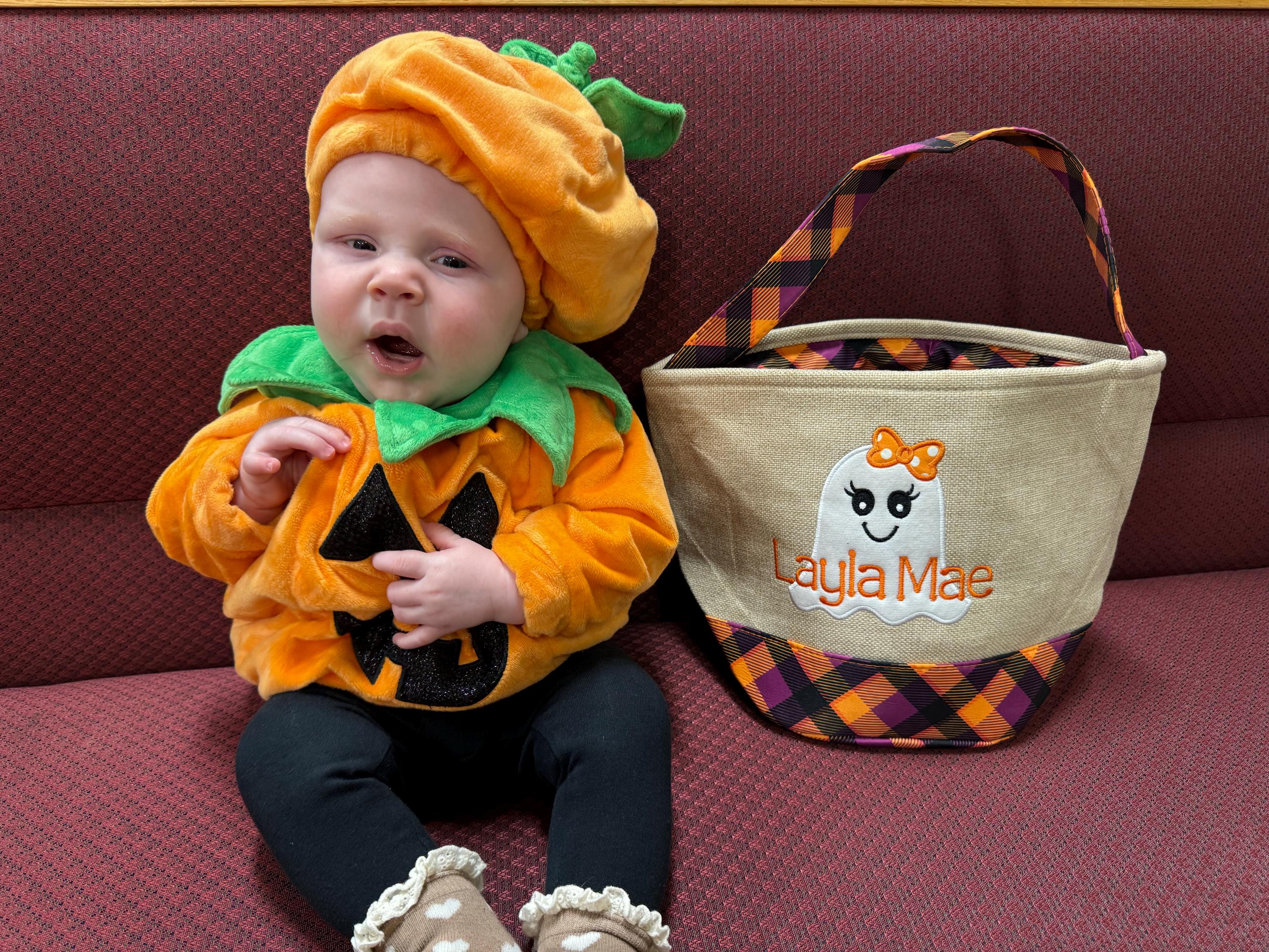 Trick or treat bag, Trick-or-treat bucket,  Halloween Bucket, Personalized, Halloween Basket, monogram, trick-or-treat, Halloween bag