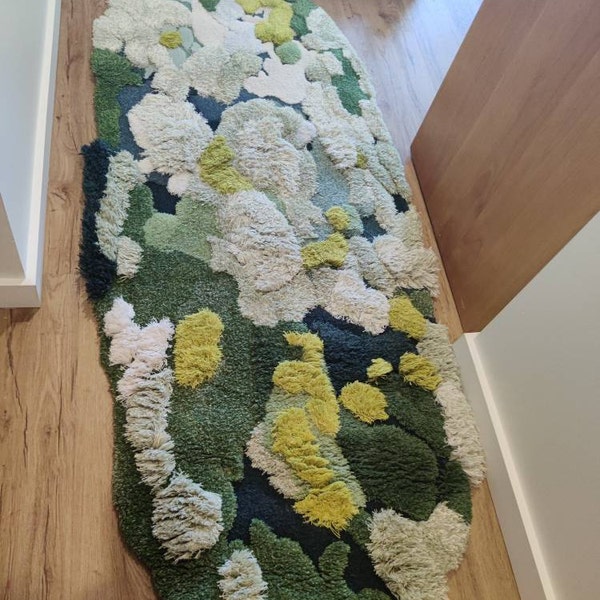 Forest Turfted Wool Rugs,handmade Rugs,3d Area Turfting Rugs Carpet ...