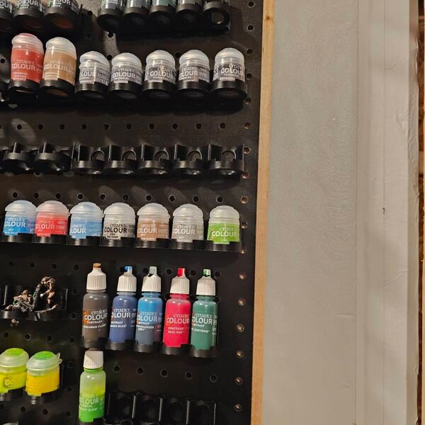 Hobby Storage - Dropper Bottle Acrylic Paint Racks Holders for Peg ...
