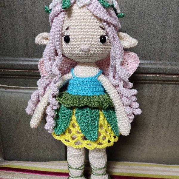 Crochet Pattern for Doll Fairy Amigurumi PDF English - Etsy