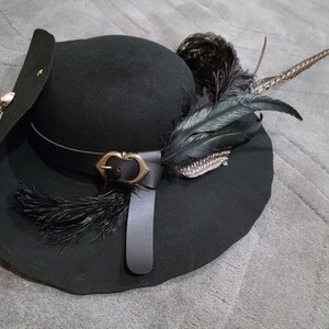 DIY Wool Felt Hat Blank Black SCA Ren Faire Cavalier - Etsy