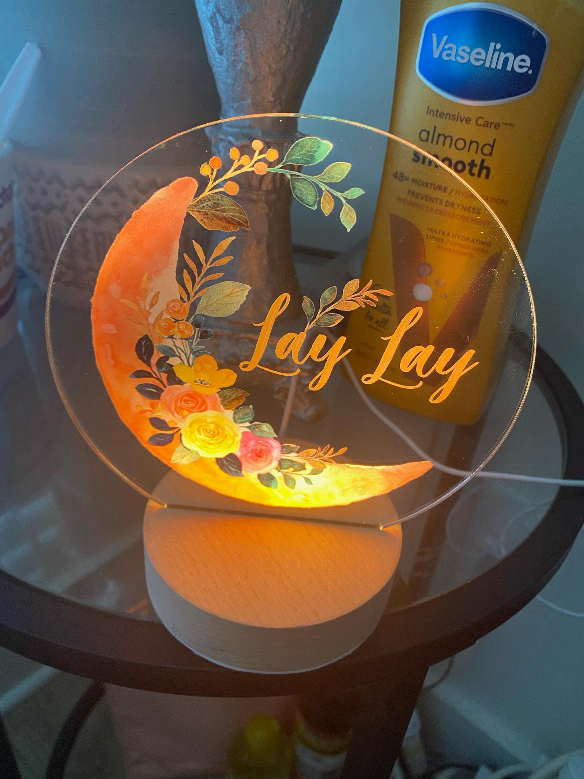 Baby Girl Gift, Personalized Night Light for Kids, Custom Night Light, Infant Gift, Personalized Lamp, Name Night Light