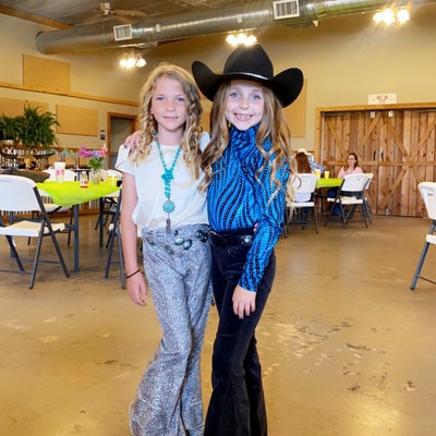 Chemise western show, plaisir, équitation, slinky, Leadline