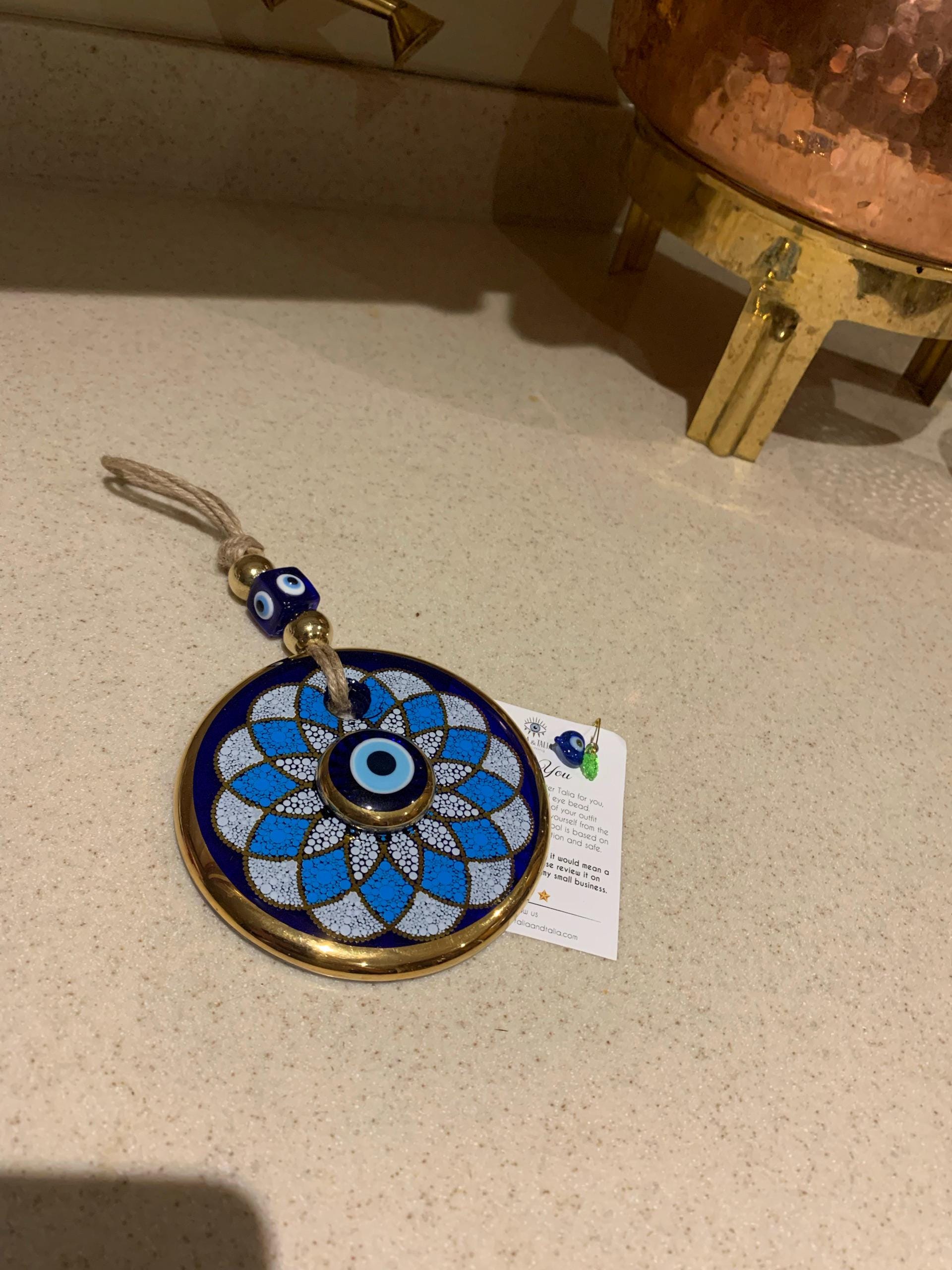 Evil Eye Wall Hanging, House Protection, Home Decor, New Home Gift Idea, Home Protection, Good Luck, Protection Charm, Baby Shower Gift