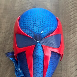 2099スパイダーマンマスク、3Dフェイスシェル付きカスタマイズ