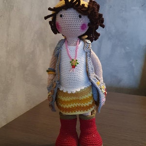 Crochet Pattern for Doll KAYLA Pdf deutsch English - Etsy
