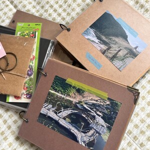 40P Our Adventure Book. Scrapbook Album. Handmade Photo Album