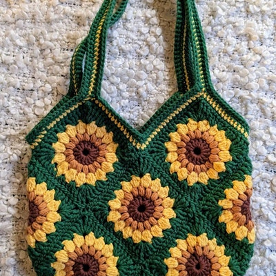 Crochet Bag Pattern Granny Square Crochet Pattern Crochet - Etsy