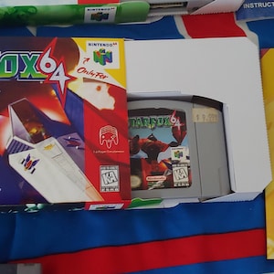 Star Fox 64 + rumble pack Nintendo 64 N64 EXMT+ condition COMPLETE n box!