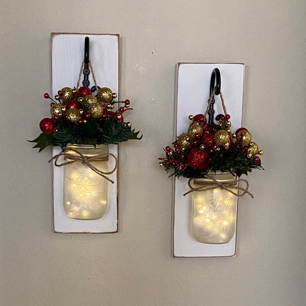 Christmas Wall Decor, Rustic Christmas Decor, Christmas Decorations, Christmas Decor, Farmhouse ...