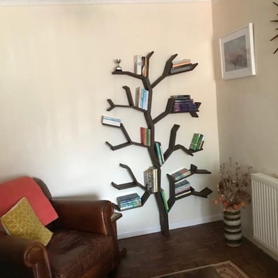 Bespoke Tree Shaped Bookshelf - Etsy
