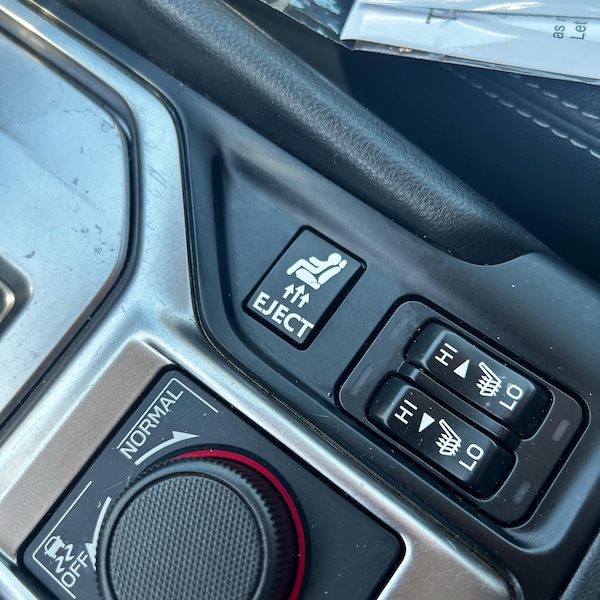 Eject Button Decal, Car Decal, Eject Passenger Button, Blank Button ...