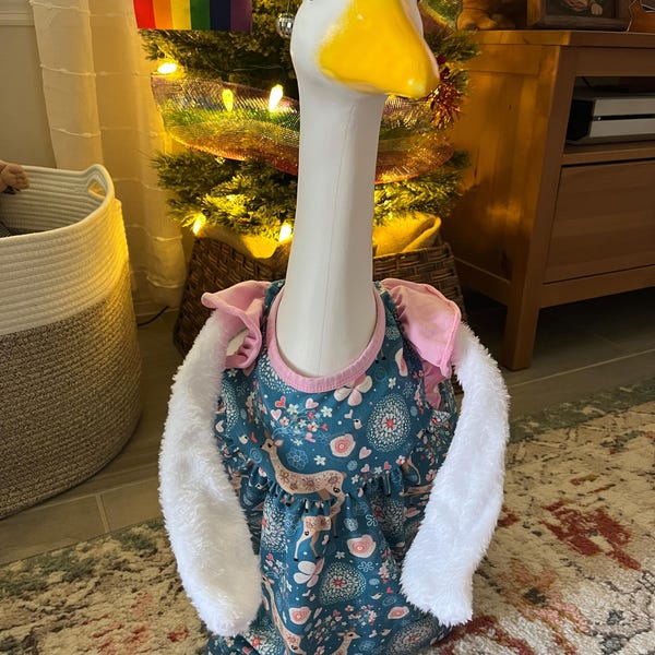 Large Wire Posable Porch Goose Wings - Etsy