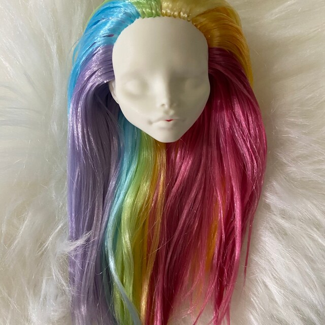 Nylon Doll Hair - Rosedust Pink for Rerooting Custom Dolls, Doll