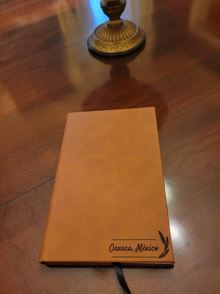 Personalized Leather Journal, Personalized Notebook, Engraved Custom Notebook, Men Travel Journal Gifts, Mother&#39;s Day Gift, Gift for Father