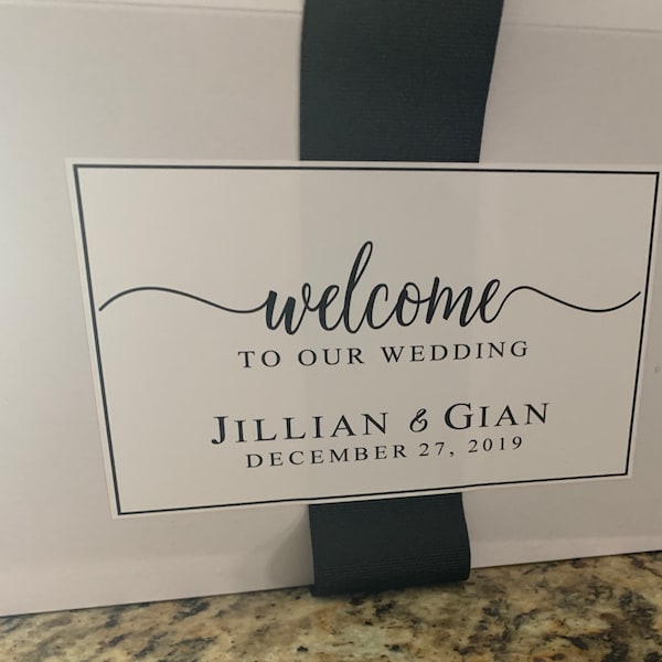 Custom Wedding Welcome Boxes - Hotel Welcome Boxes for Wedding Guests ...