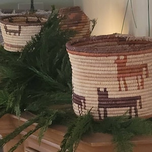 Navajo Deer Skin Bow & Quiver Set - 28" Handcrafted Decorative Wall Hanging For Southwest & Western Decor