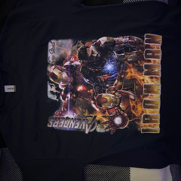 T-shirt Paintball Diablo Ironmen – Taille 2XL – Noir – Vintage Neuf