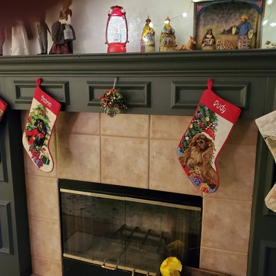 Ruby Cavalier King Charles Personalized Christmas Stockings - Etsy